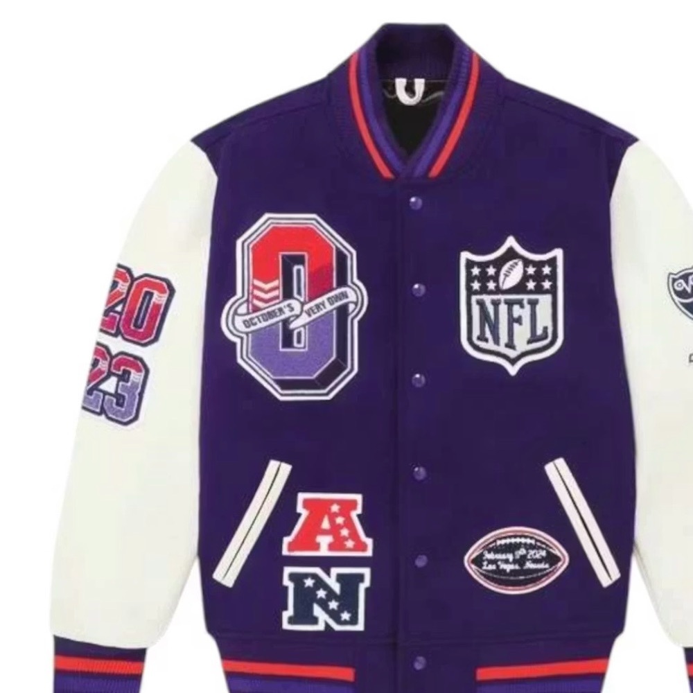 NFL x Super Bowl LVIII OVO Letterman Jacket